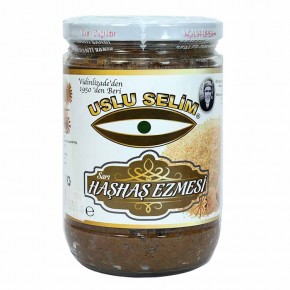 Sarı Haşhaş Ezmesi Cam Kavanoz 600 gr