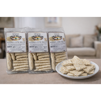 SUSAMLI ÇITIR HELVA  3 ADET  ( 150 Gr X 3 )