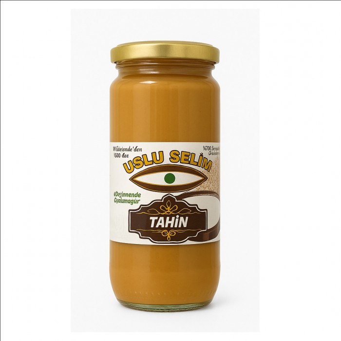 Çifte Kavrulmuş Tahin 450 Gr Cam Kavanoz
